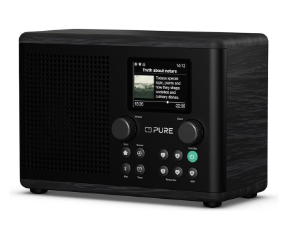Radio i budzik PURE Classic H4i Black-Black Ash EU/UK